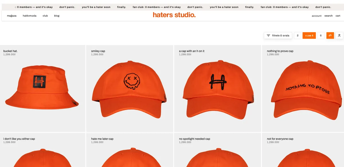 Haters Studio projesinden görsel 1